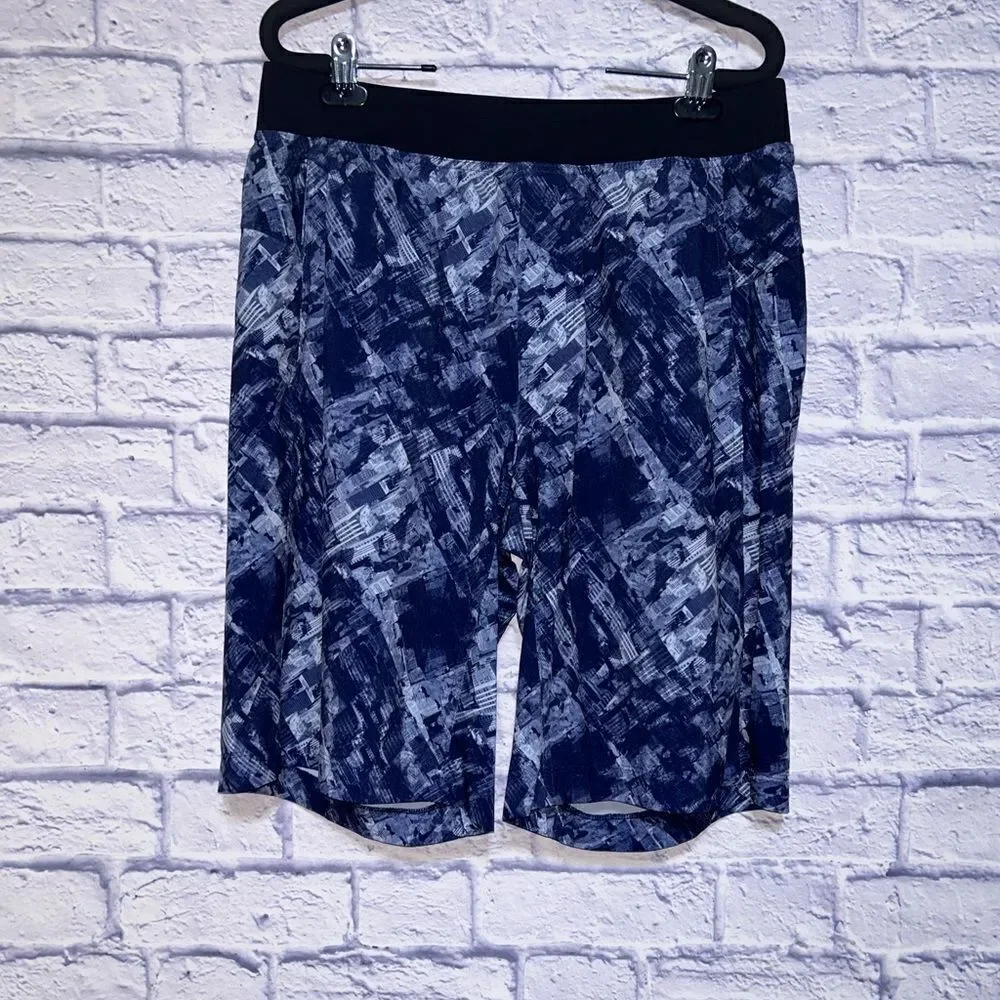 Lululemon Core Shorts Mens Size L Unlined 11” Stretch City Sights Caspian